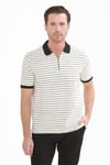 intersivinİntersivin Fermuarlı  Polo Yaka Siyah Tshirt - SD-12