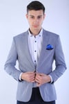 İntersivinİntersivin Mendil Cepli Toprak Blazer Erkek Tek Ceket