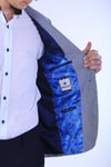 İntersivinİntersivin Mendil Cepli Toprak Blazer Erkek Tek Ceket