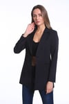 intersivinİntersivin Siyah Tek Düğmeli İç Astarlı Kadın BLazer Tek Ceket