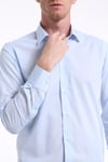 intersivinİntersivin Slim Fit Pamuklu Düz Açık Mavi Erkek Gömlek
