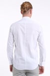 intersivinİntersivin Slim Fit Pamuklu Düz Beyaz Erkek Gömlek