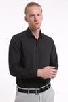 intersivinİntersivin Slim Fit Pamuklu Düz Siyah Erkek Gömlek