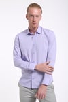 intersivinİntersivin Slim Fit Pamuklu Lila Erkek Gömlek