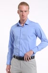 intersivinİntersivin Slim Fit Pamuklu Mavi Erkek Gömlek