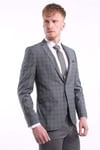 intersivinİntersivin Slim Fit Yelekli 6 Drop Füme Takım Elbise