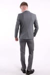 intersivinİntersivin Slim Fit Yelekli 6 Drop Füme Takım Elbise