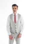 intersivinİntersivin Slim Fit Yelekli Likralı Erkek Takım Elbise