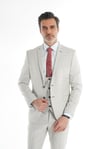 intersivinİntersivin Slim Fit Yelekli Likralı Erkek Takım Elbise
