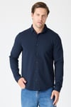 intersivinSlim Fit Basic Likralı Gömlek
