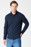 intersivinSlim Fit Basic Likralı Gömlek