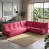Togo L Koltuk Gül Kurusu - MiniwoosTogo L Koltuk Fuşya