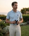 Man Polo T-Shirt ice Blue