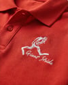 Man Polo T-Shirt Red