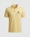 Man Polo T-Shirt Yellow