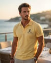 Man Polo T-Shirt Yellow