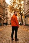 Full Zipper Polar Orange