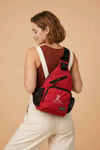 Giant Stride Crossbody Sling Red