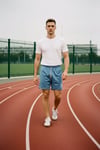 Giant Stride Dri Fit Grey Short S