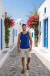 Giant Stride Dri Fit Navy Sleeveless S