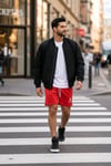Giant Stride Dri Fit Red Short S