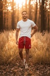 Giant Stride Dri Fit Red Short S