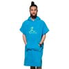 GIANT STRIDE PONCHO TURQUOISE