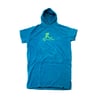 GIANT STRIDE PONCHO TURQUOISE