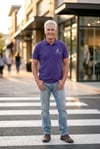 Man Polo T-Shirt Navy
