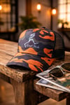Orange Camouflage Cap