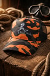 Orange Camouflage Cap