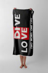 Two Word One Life Plaj Havlusu