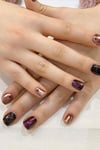 Mara Rainbow Nail Polish Oje - Pink - Gold - Green
