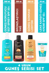 Mara SPF50+ Güneş Koruma Bronzlaştırıcı Güneş Sonrası 4'lü Set