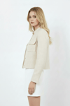 Cream Tweed Jacket