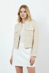 Cream Tweed Jacket