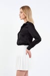 Pleated High-Waisted Skirt