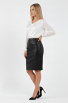 Faux Lether Skirt