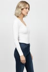 V-neck Blouse