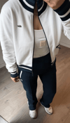 EKRU LAKİNT TRİKO ÖRGÜLÜ SWEAT
