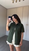 HAKİ DENIM GÖMLEK CEKET