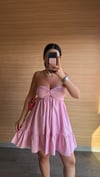 PEMBE POPLİN İNDİA ELBİSE