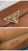 PRADA KAHVERENGİ DERİ ÇANTA