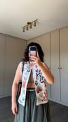 PREMİUM NAKIŞ KETEN YELEK
