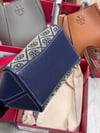 TB MONOGRAM MAVİ ÇANTA