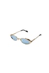 O.V.S Twenties TW04 Gold-118 55 Unisex Güneş Gözlüğü