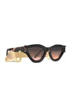 Original Vintage NAPLES BAROQUE NQ 03 Dark Pink 52 Kadın Güneş Gözlüğü