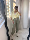 Mint Beli Lastikli Jogger Pantolon