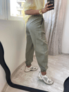 Mint Beli Lastikli Jogger Pantolon