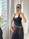 Siyah Boyundan Geçmeli Atlet